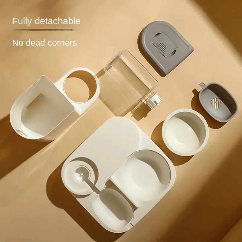 2-in-1 Automatic Pet Feeder and Water Dispenser – Dog and Cat Bowl for Convenient Feeding