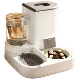 2-in-1 Automatic Pet Feeder and Water Dispenser – Dog and Cat Bowl for Convenient Feeding