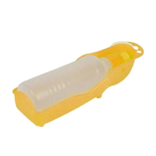 250ml Dog Water Bottle Feeder With Bowl Plastic