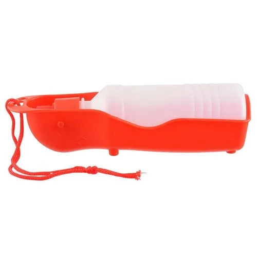 250ml Dog Water Bottle Feeder With Bowl Plastic