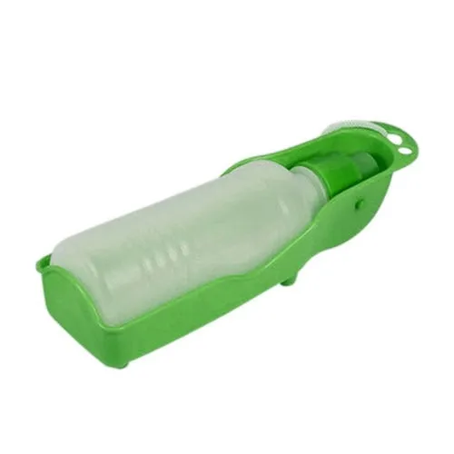 250ml Dog Water Bottle Feeder With Bowl Plastic
