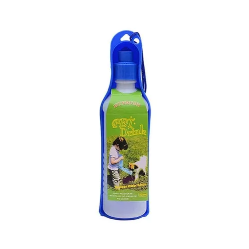 250ml Dog Water Bottle Feeder With Bowl Plastic