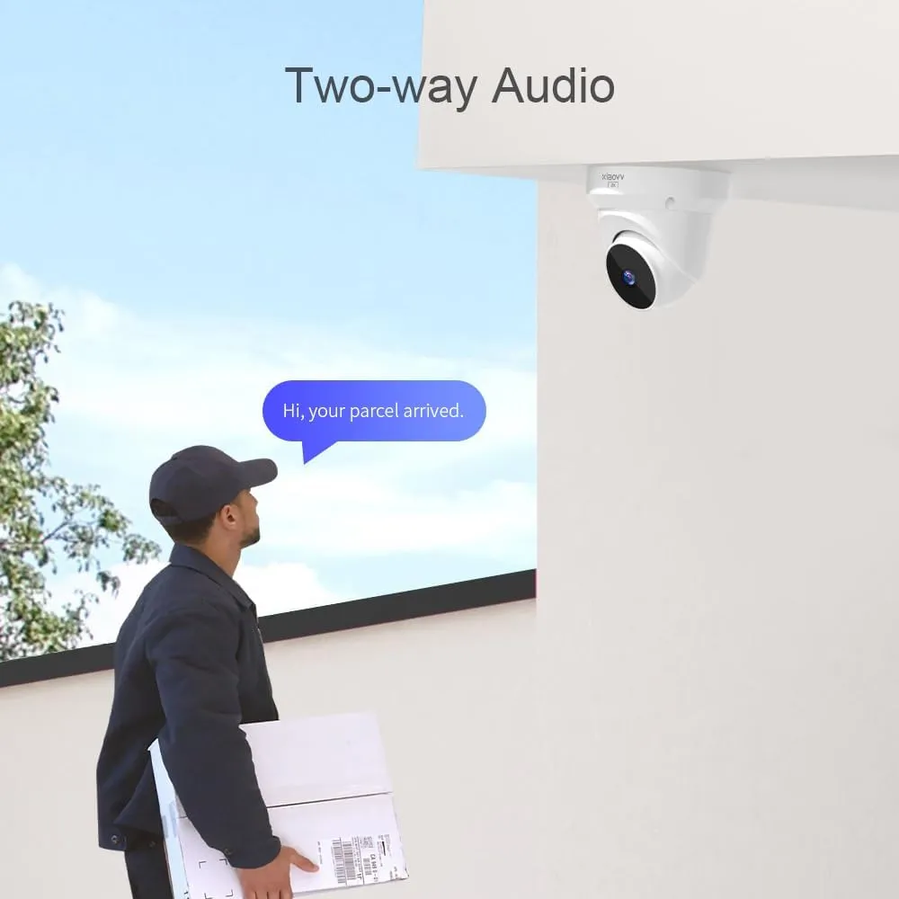 2K Indoor Security Camera,2.4Ghz WiFi for Home SecurityAI Human Detection, Phone App for Pet/Baby Monitor.Two-Way Audio,Night Vision,24/7 SD Card Storage (Indoor Security Camera)