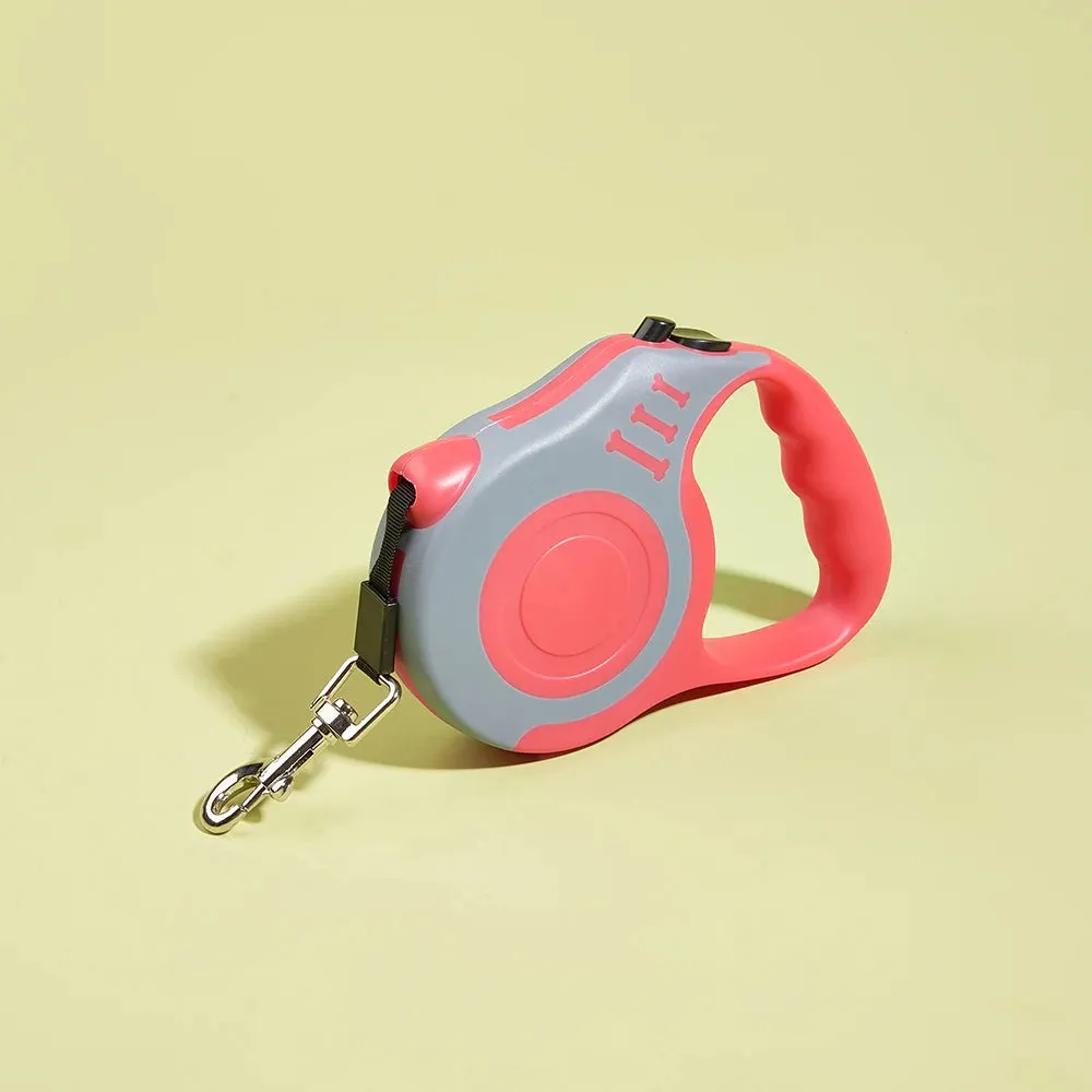 3m 5m Retractable Pet Leash for Small Dogs Cat Automatic Retractable Durable Nylon Lead Puppy Outdoor Travel Walking Hiking Traction Rope