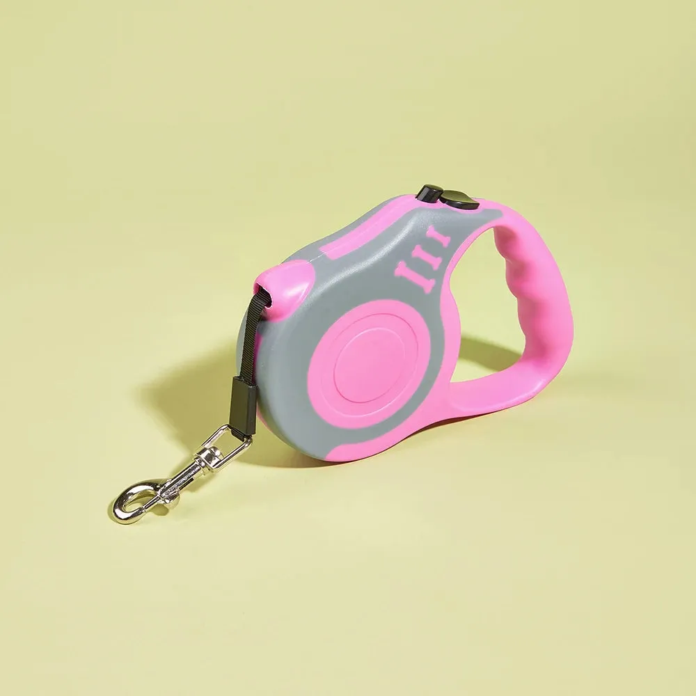 3m 5m Retractable Pet Leash for Small Dogs Cat Automatic Retractable Durable Nylon Lead Puppy Outdoor Travel Walking Hiking Traction Rope