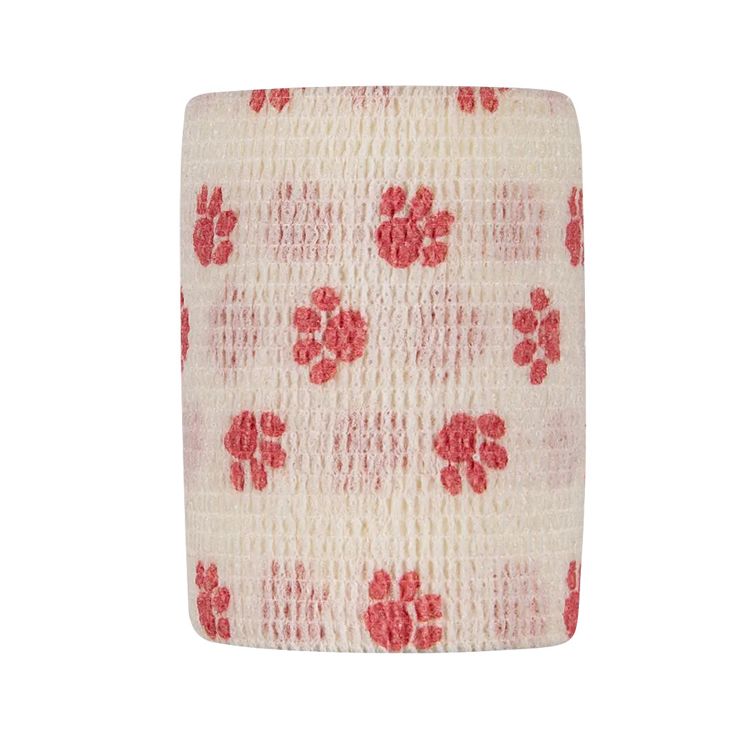 3" Pink Paws Vet Wrap by PetStore.Direct