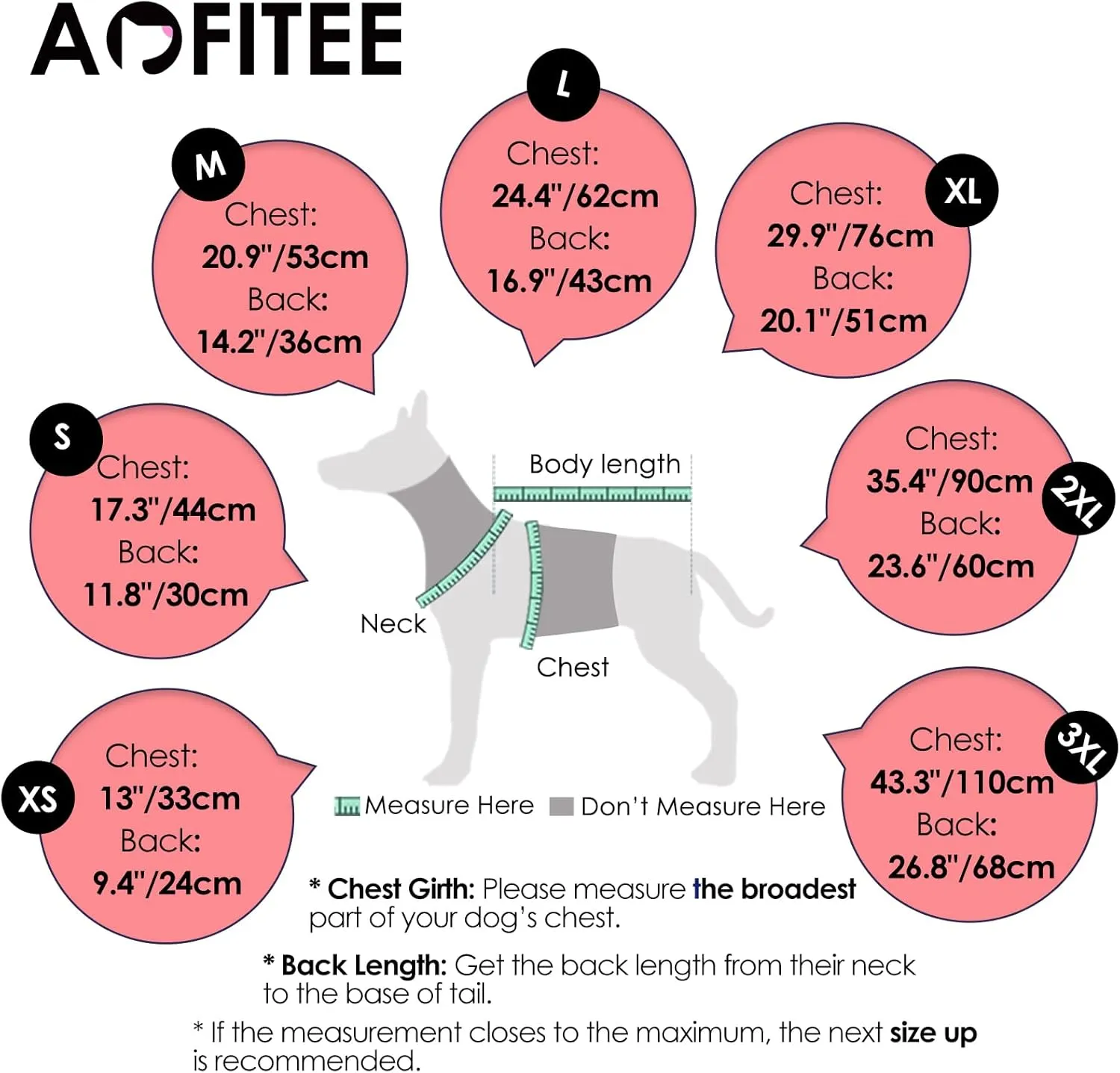 AOFITEE Dog Coat, Warm Dog Winter Coat for Small Dogs, Reflective Turtleneck Dogs Jacket with Harness Built in, Waterproof Windproof Pet Fleece Vest Snow Jacket for Cold Weather, Christmas Red S