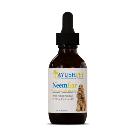 AYUSH NEEM EAR DROPS for ear infections - 2 oz.