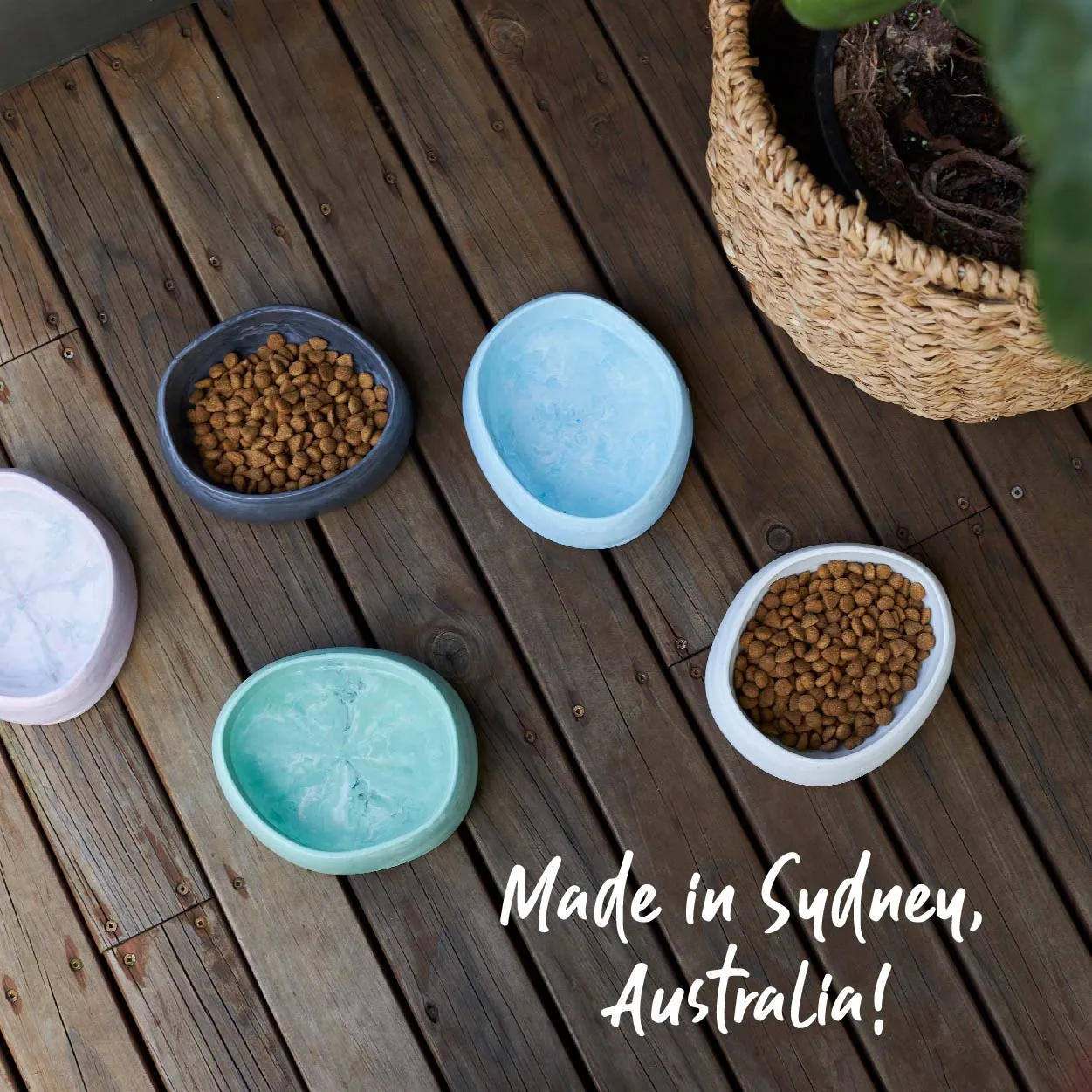 Better Bowl For Cats - Ocean Blue