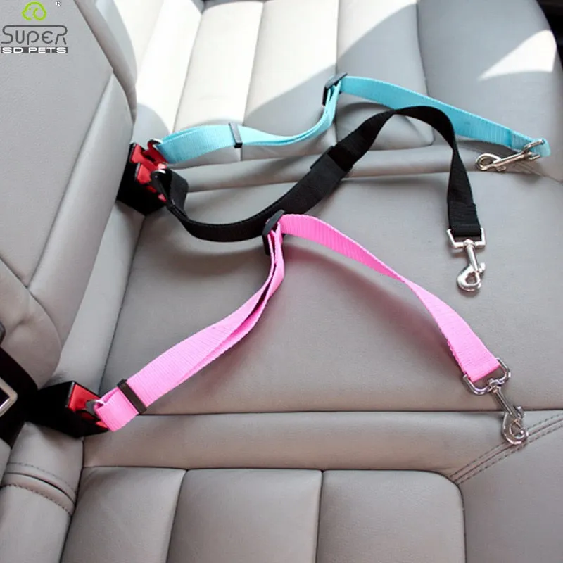 Car Seat Belt Collar Leash