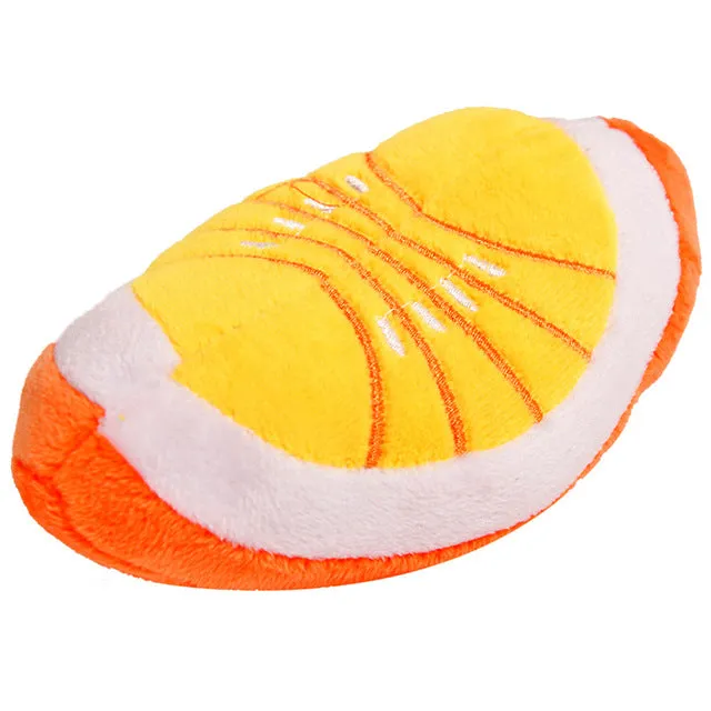 Cartoon Dog Toys Stuffed Squeaking