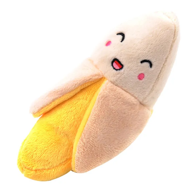 Cartoon Dog Toys Stuffed Squeaking