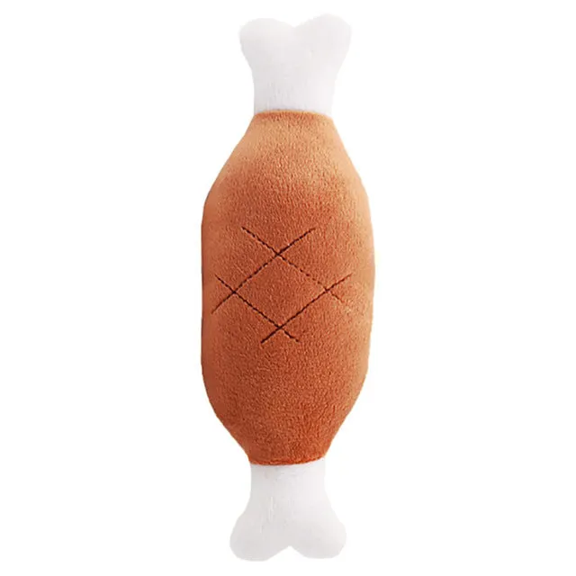 Cartoon Dog Toys Stuffed Squeaking