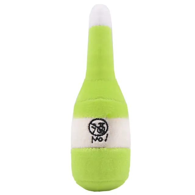 Cartoon Dog Toys Stuffed Squeaking