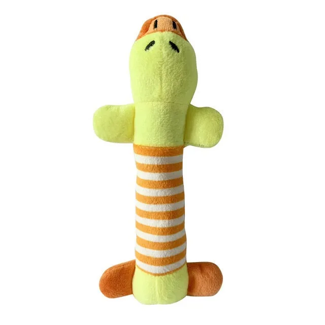 Cute Plush Dog Toys Stuffed Squeaky Bite
