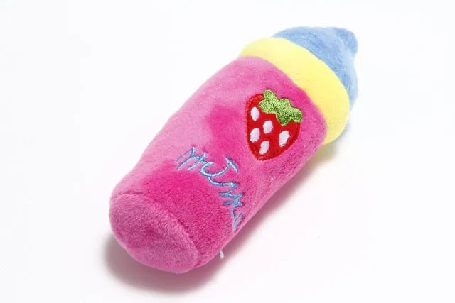 Cute Plush Dog Toys Stuffed Squeaky Bite