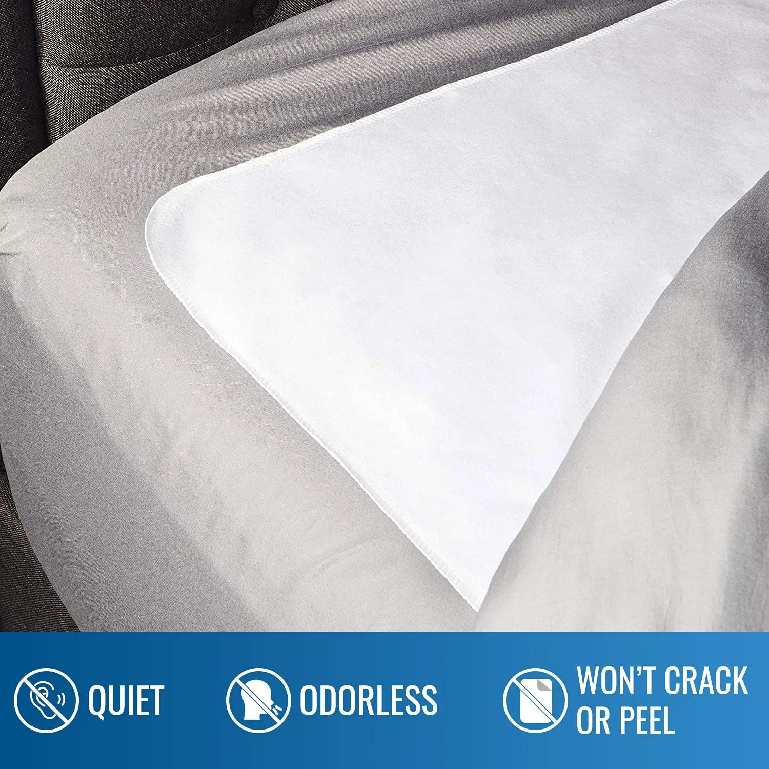DMI Bed Pad Waterproof Sheet to be Used as a Mattress Protector, Pee Pad, Bed Liner, Incontinence Pad, Furniture Cover or Seat Protector, Not Reversible, Flat Fit, Machine Washable, 36 x 54