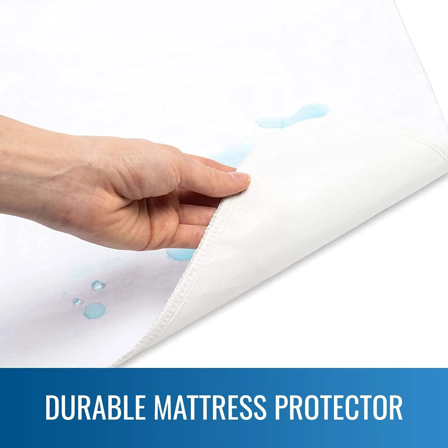 DMI Bed Pad Waterproof Sheet to be Used as a Mattress Protector, Pee Pad, Bed Liner, Incontinence Pad, Furniture Cover or Seat Protector, Not Reversible, Flat Fit, Machine Washable, 36 x 54