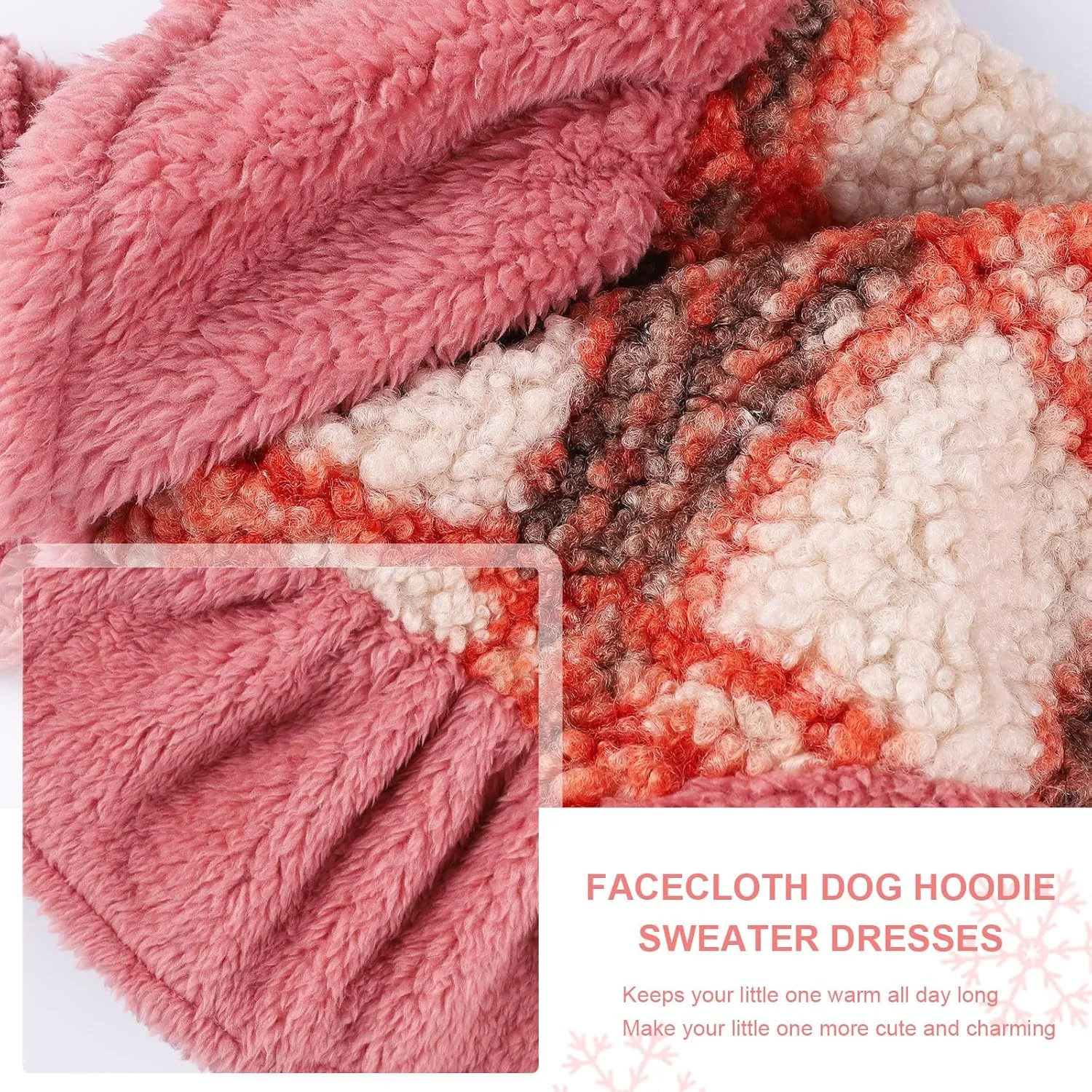 Dog Sweater Dog Hoodie Clothes for Small Dogs Boy Girl Pet Hoodies Cold Weather Coats Fall Puppy Sweatshirt for Chihuahua Yorkie Cat Sweater Costumes