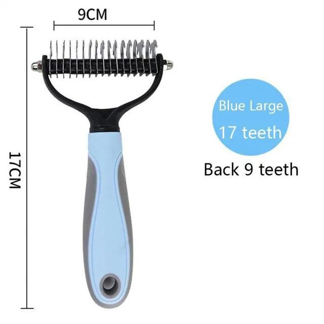 Double Sided Knot Cutter Hair Removal Comb