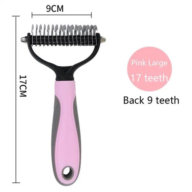 Double Sided Knot Cutter Hair Removal Comb