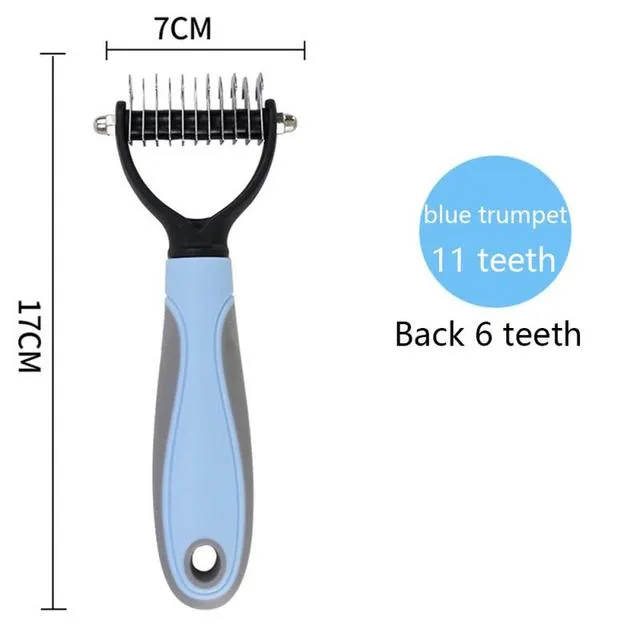 Double Sided Knot Cutter Hair Removal Comb
