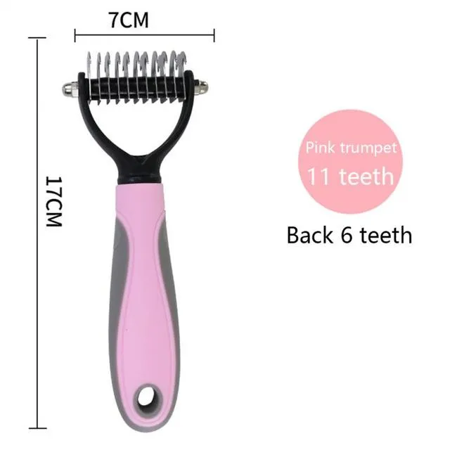 Double Sided Knot Cutter Hair Removal Comb