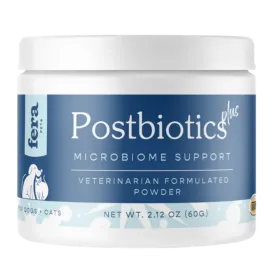 Fera Pet Organics Dog and Cat Supplement, Postbiotics Plus for Microbiome Support
