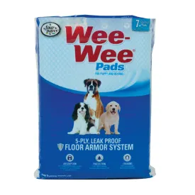 Four Paws Wee-Wee Pet Training and Puppy Pads, 22" x 23"