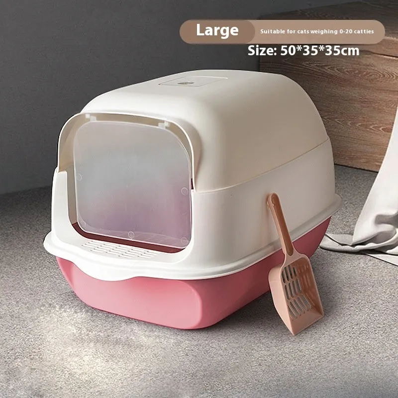 Fully Enclosed Litter Box