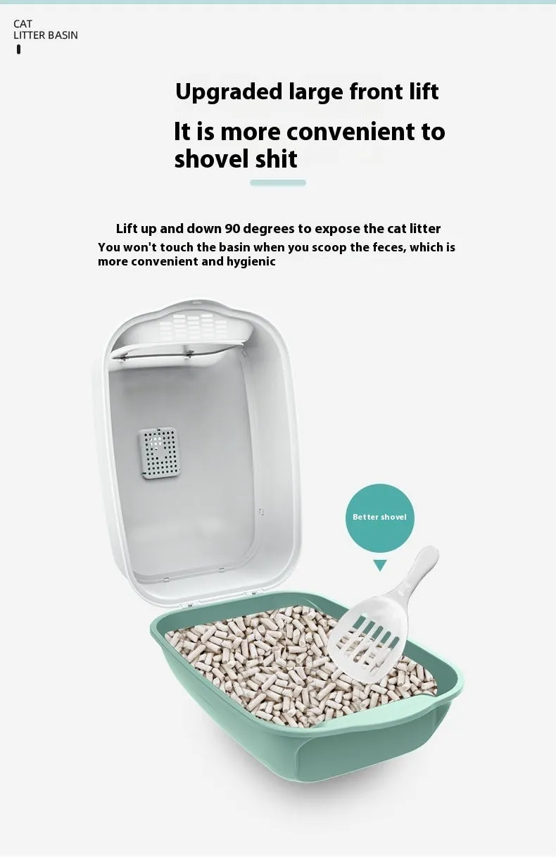Fully Enclosed Litter Box