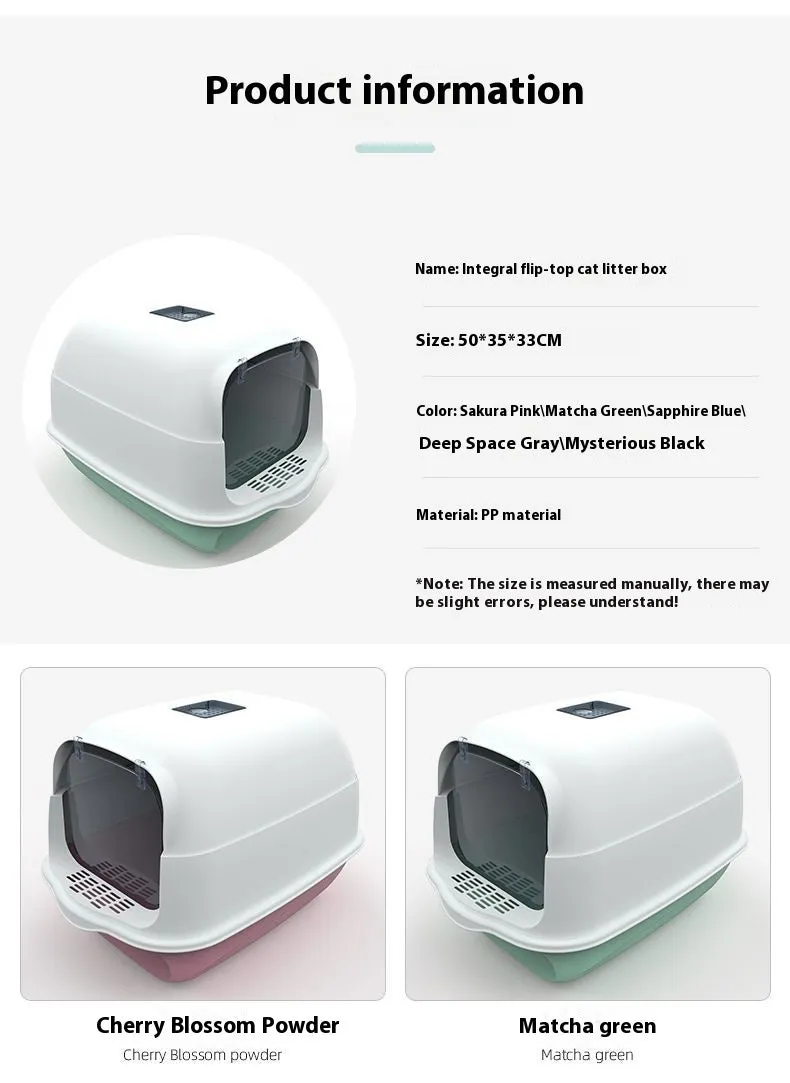 Fully Enclosed Litter Box