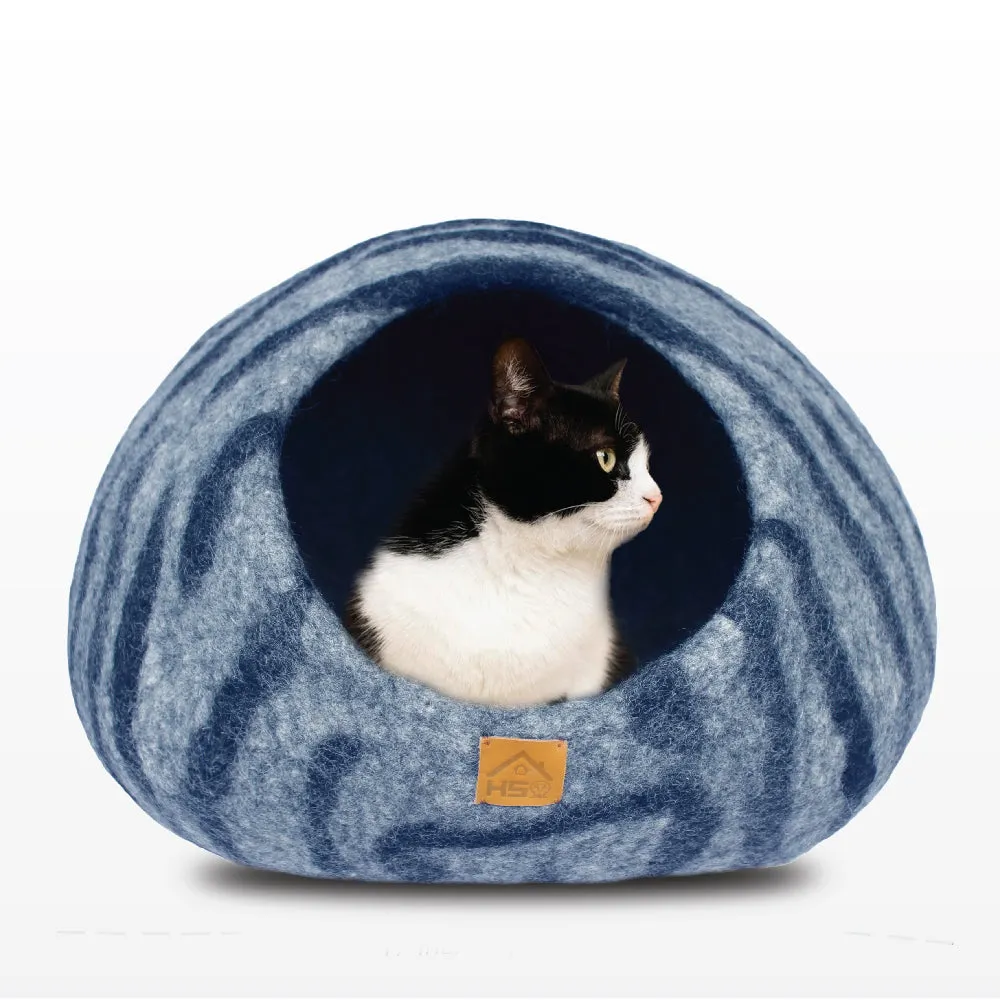 Haussimple Wool Cat Cave Pet House
