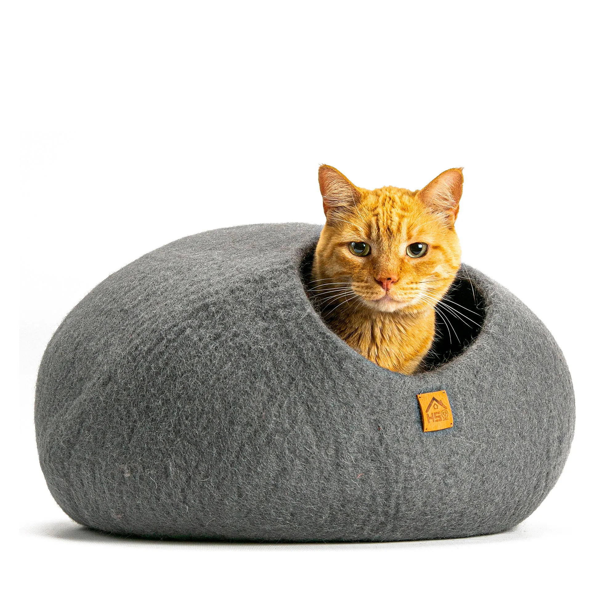 Haussimple Wool Cat Cave Pet House