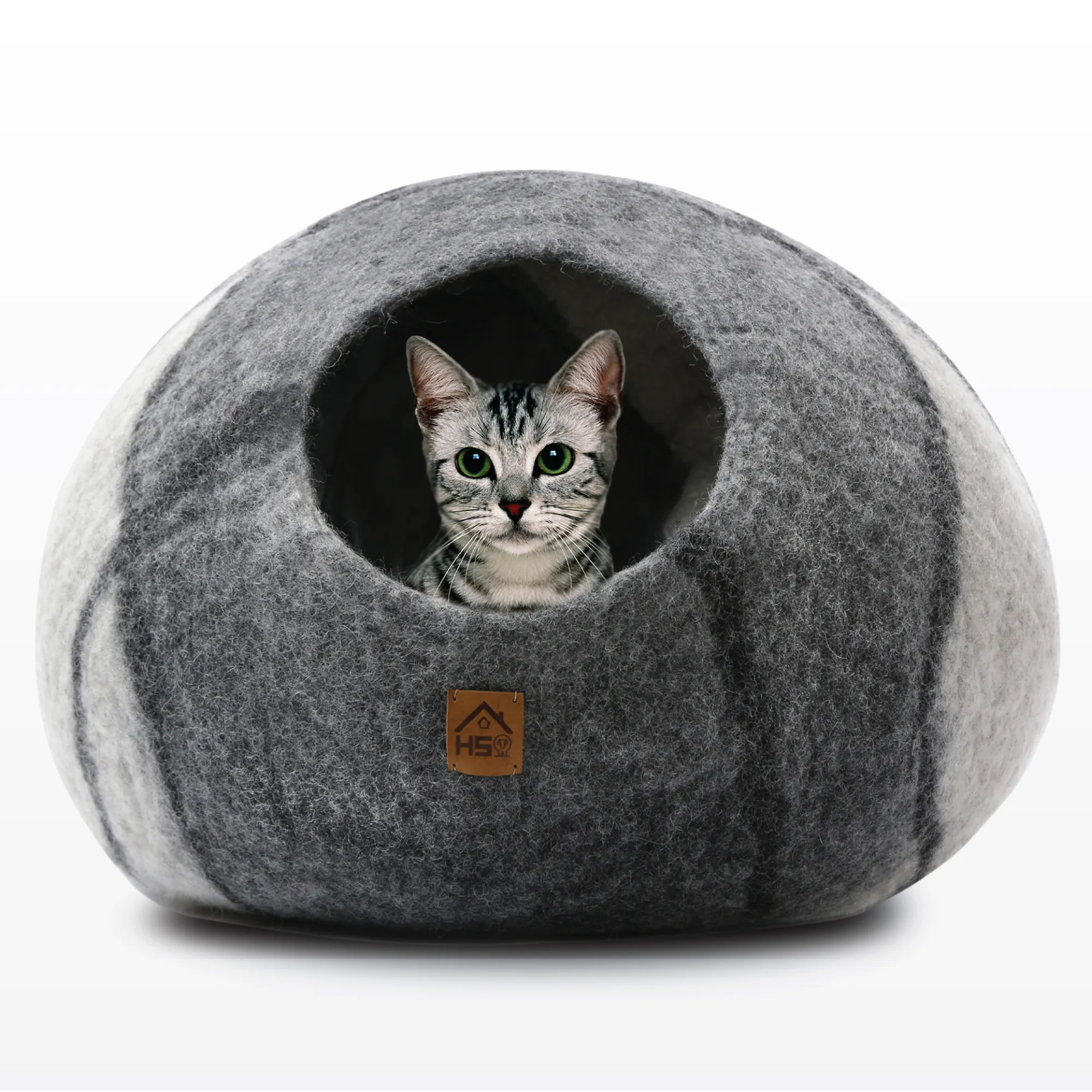 Haussimple Wool Cat Cave Pet House