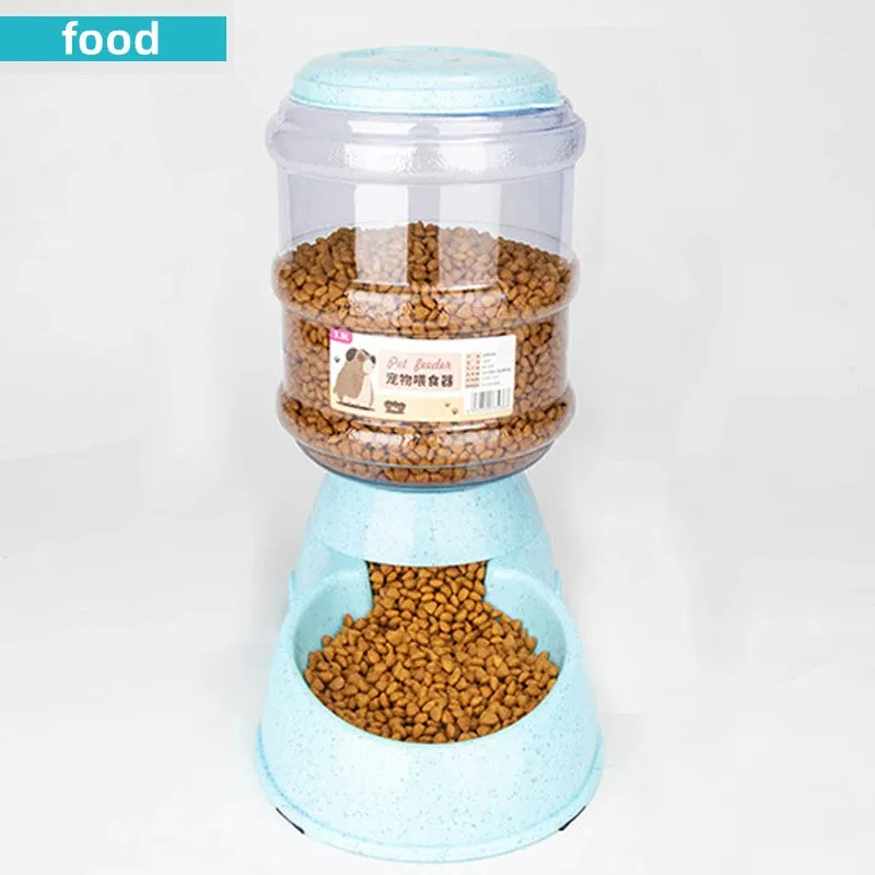 Large Capacity Pet Feeder with Water Dispenser