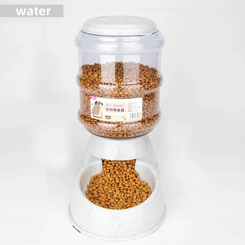 Large Capacity Pet Feeder with Water Dispenser