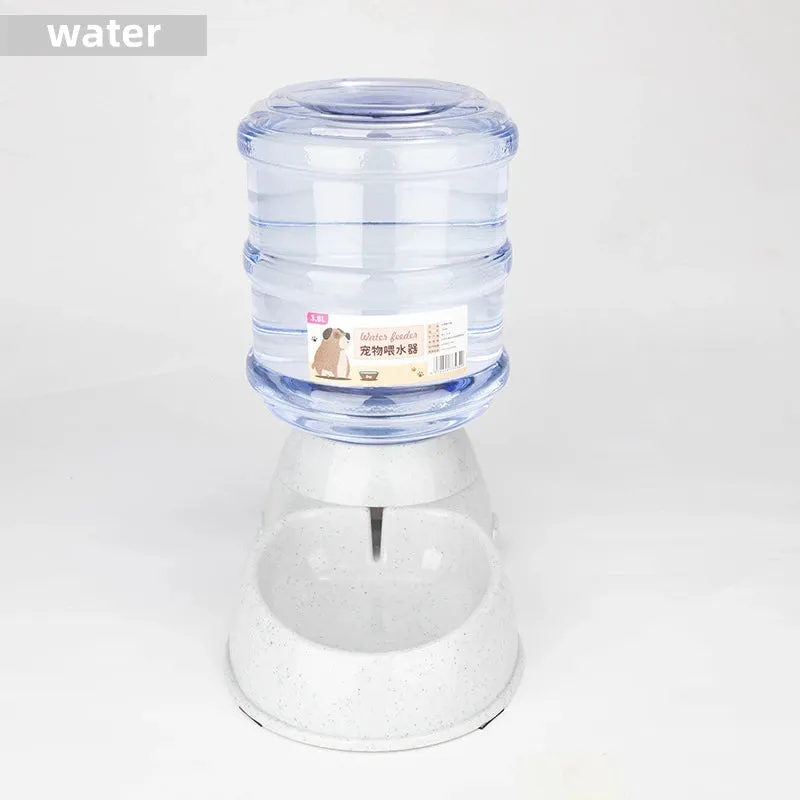 Large Capacity Pet Feeder with Water Dispenser
