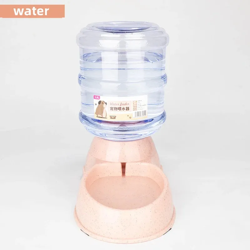 Large Capacity Pet Feeder with Water Dispenser