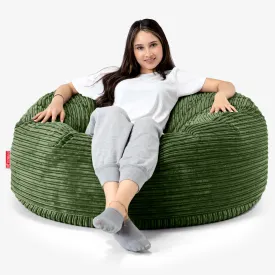 Mammoth Bean Bag Sofa - Cord Forest Green