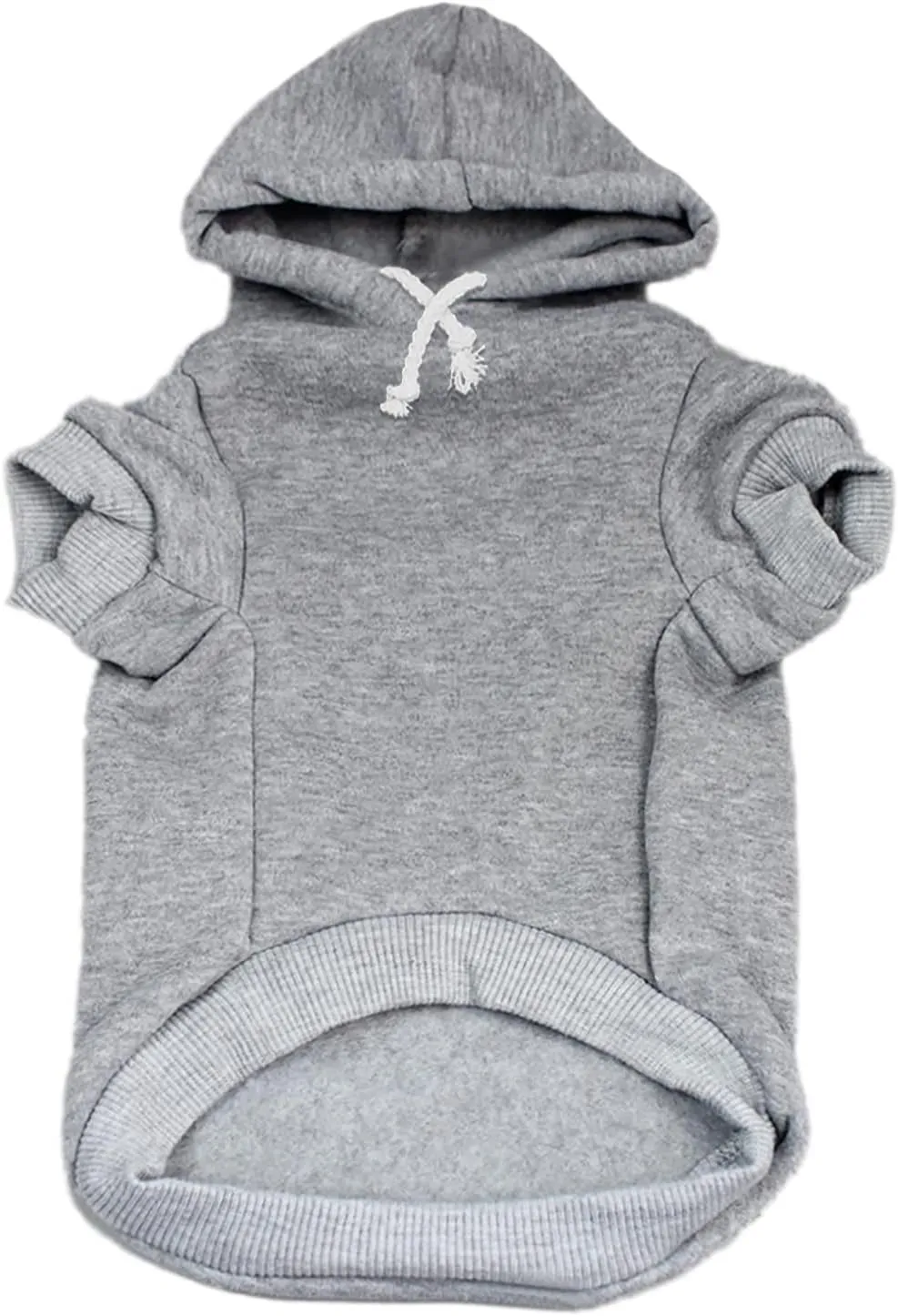 My Humans are Getting Married Annoucement Pullover Fleece Lined Dog Hoodie (Grey, Small 224)