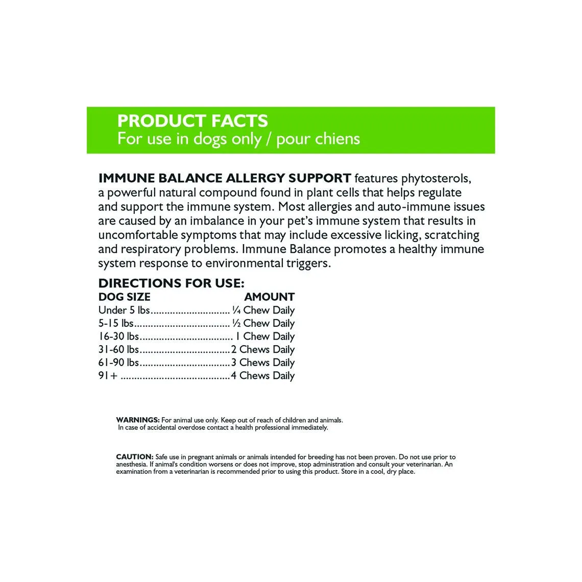 Only Natural Pet Immune Balance Allergy Support Soft Chews for Dogs