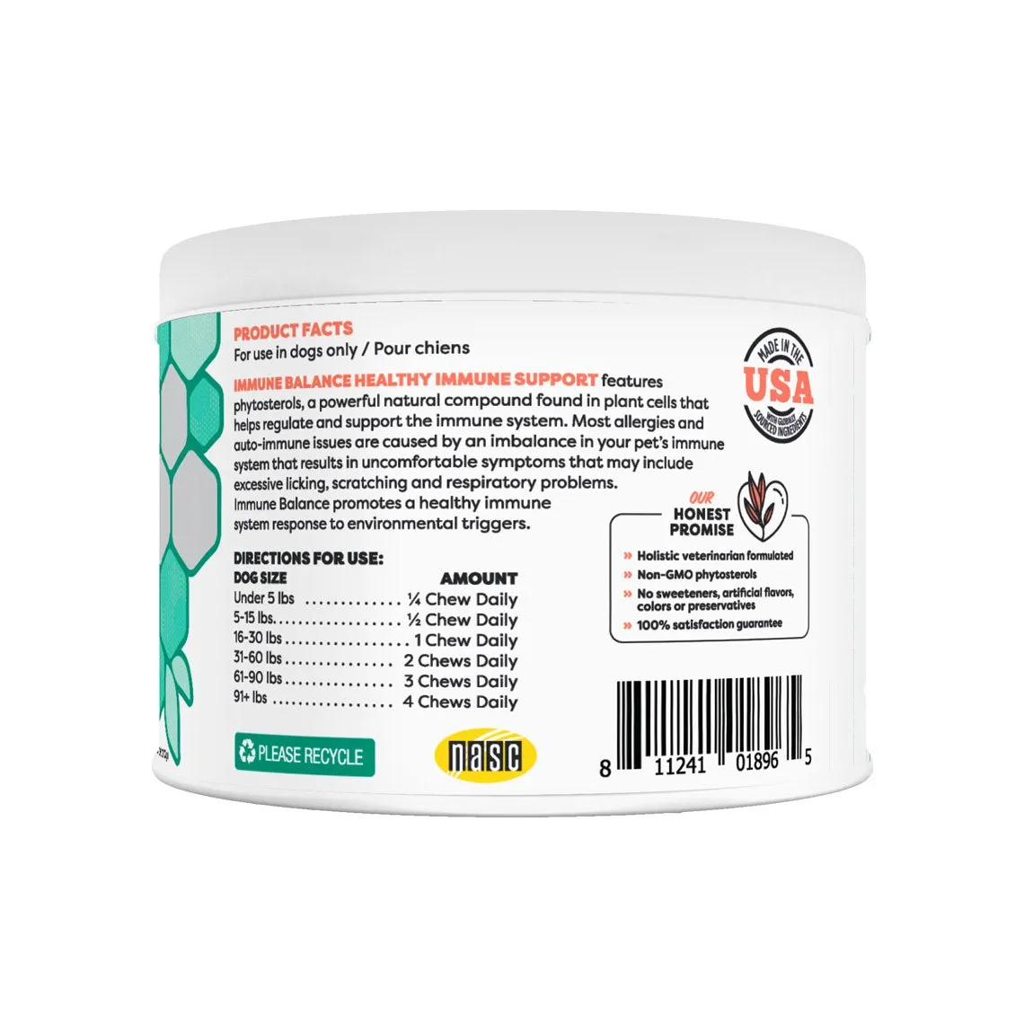 Only Natural Pet Immune Balance Allergy Support Soft Chews for Dogs