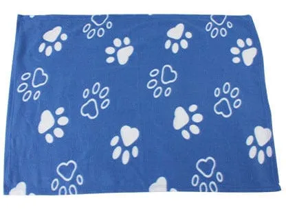 PAWISE  Basic Blanket w/Paws 100x75cm