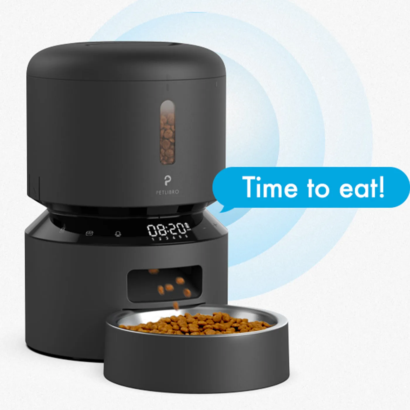 Pelibro Granary Automatic 3L Feeder in Black