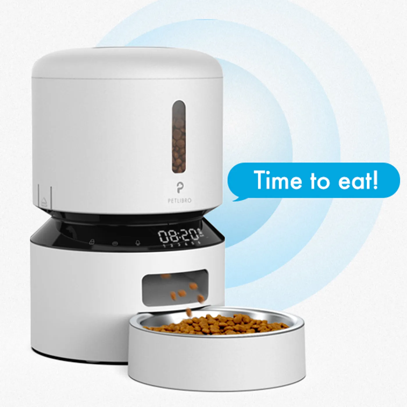 Pelibro Granary Automatic 3L Feeder in White