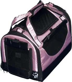 Pet Gear World Traveler with Wheels for Cats and Small Dogs, Pet Carrier, Large, Crystal Pink
