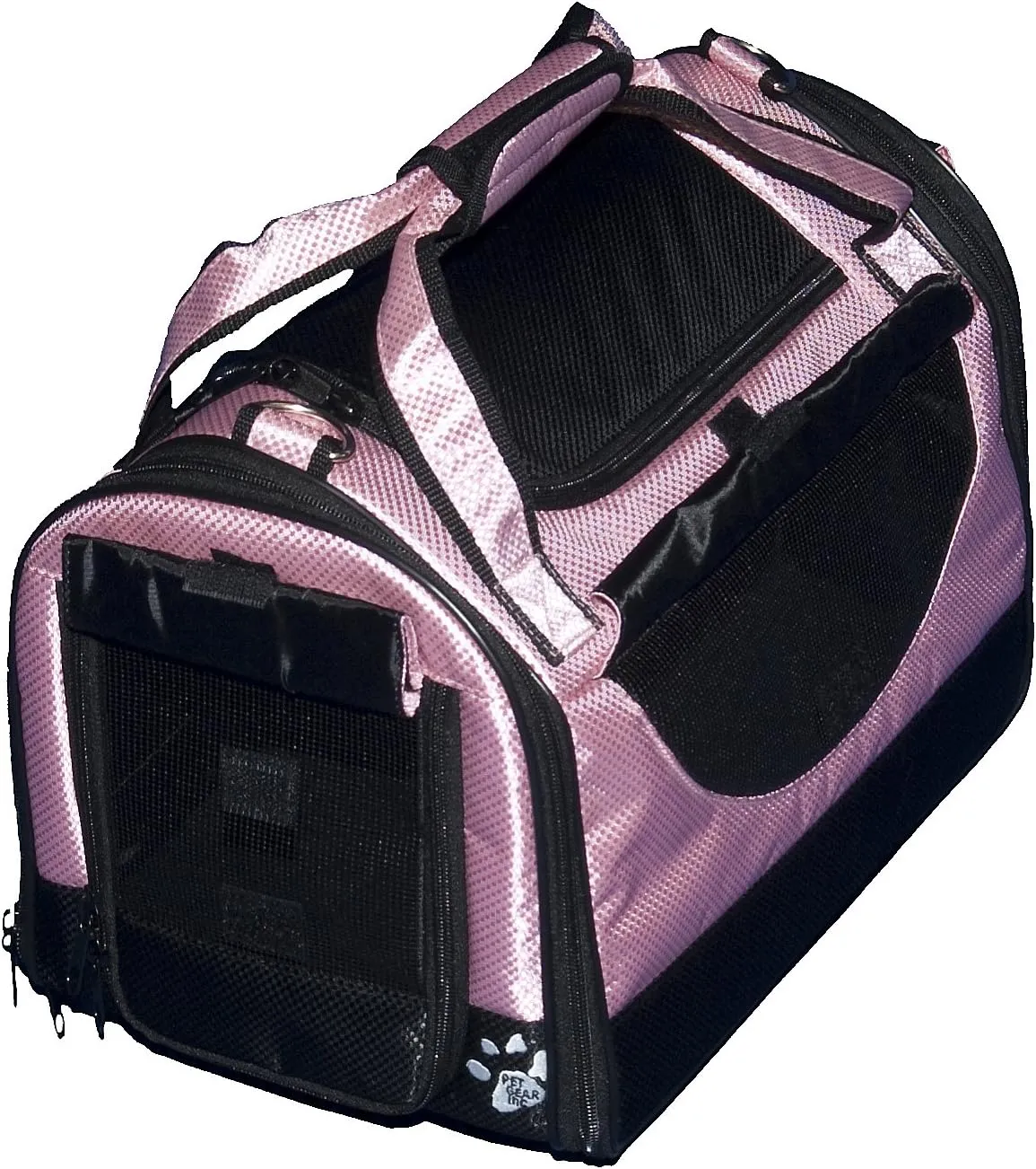 Pet Gear World Traveler with Wheels for Cats and Small Dogs, Pet Carrier, Large, Crystal Pink