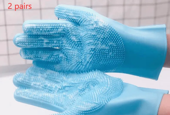 Pet Grooming Gloves for Dogs and Cats