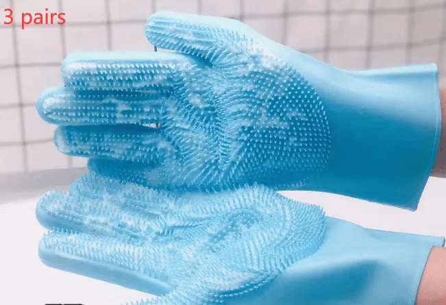 Pet Grooming Gloves for Dogs and Cats